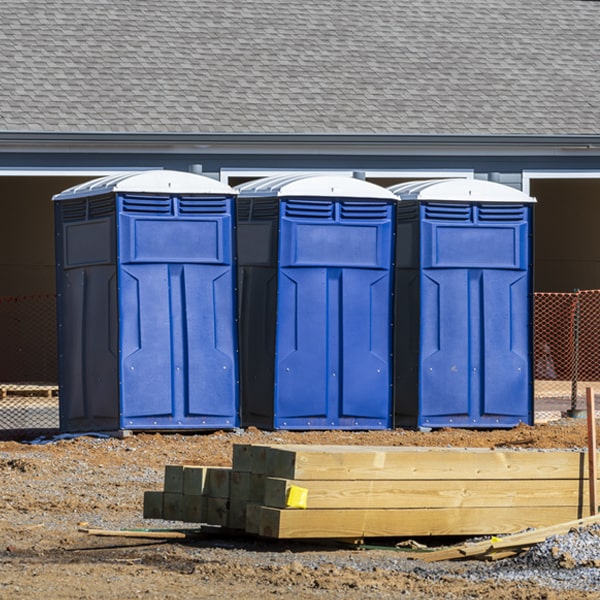 is there a specific order in which to place multiple porta potties in Dieterich IL